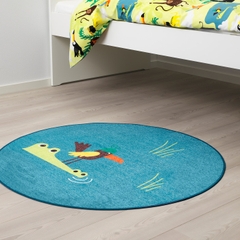Thảm tròn DJUNGELSKOG 100cm