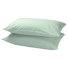 Set 2 Vỏ gối DVALA IKEA xanh nhạt
