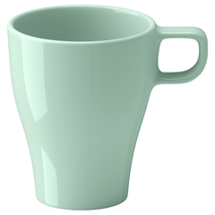 CỐC SỨ XANH FÄRGRIK IKEA 250ML