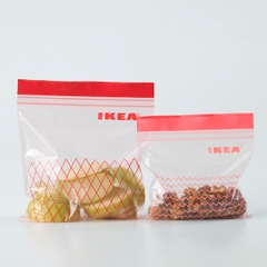Túi zip đựng thực phẩm Istad Ikea - túi trữ đông