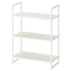 Kệ 3 Tầng Jonaxel Shelving Unit White 25x51x70 cm