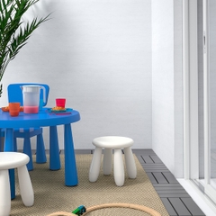 Ghế nhựa trẻ em không tựa MAMMUT IKEA