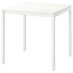 Bàn MELLTORP ikea trắng 75x75cm