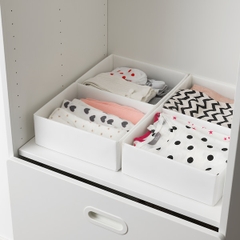 Set 2 hộp chia ngăn tủ quần áo RASSLA Ikea