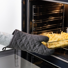 Găng tay lò nướng màu ghi RINNIG IKEA