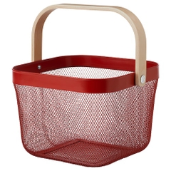 Giỏ RISATORP IKEA đỏ
