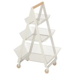 Xe đẩy RISATORP trắng 57x39x86 cm