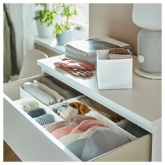 Set 6 hộp trắng SKUBB IKEA - hộp chia ngăn tủ quần áo