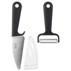 Bộ dao trẻ em SMABIT KNIFE+PEELER BLACK/WHITE AP JP