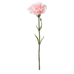 Hoa cẩm chướng giả Smycka hồng nhạt 30cm