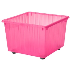 Thùng hồng Vessla có bánh xe