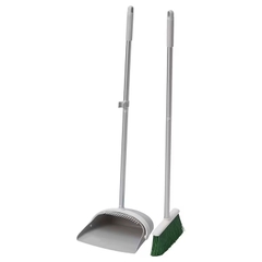 Bộ Chổi Quét Nhà Kèm Hót Rác Pepprig Ikea Màu Xanh Xám Dáng Đứng