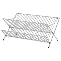 Giá Bát 2 Tầng Kvot Ikea Thép Cao Cấp Chống Han Gỉ