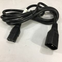 Dây Nguồn Máy Chủ Cisco 37-0994-02 AC Power Cord C13 to C14 10A 250V 3x1.04mm² 17AWG For UPS PDU APC ARES Eaton Emerson Và Server Rack Length 2M