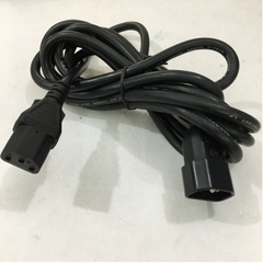 Dây Nguồn Máy Chủ VOLEX VAC14S V1625 AC Power Cord IEC60320 IEC C13 to IEC C14 10A 250V 3x1.0mm 18AWG For Server IBM HP DELL LENOVO Length 3M