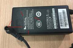 Adapter VeriFone AU1412403n PWR252-001-01-B 24V 1.7A Connector Size 6.5mm x 4.4mm For Máy Lọc Nước Coway Cinnamon P-6320R, Verifone Omni 3750 3740