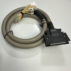 Cáp 2M 6.5ft I/O Signal Connector CN2 Harmonic Drive HA-800A Series Shielded Cable MDR 50 Pin Male to 50 Core Ends Hitach Cable 24AW OD Ø 13.5mm Grey