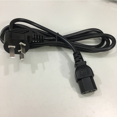 Dây Nguồn Australia & China Chuẩn 3 Chân Chéo Tam Giác AC Power Cord GB2099 to C13 10A 250V 3x0.75mm Length 1.5M