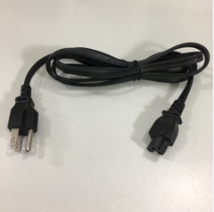Dây Nguồn Longwell LP-30B LS-18 Chuẩn 2 Chân Dẹt Và 1 Tròn NEMA 5-15P to C5 AC Power Cord 7A 125V 3x0.75mm Cable FLAT Length 1.8M