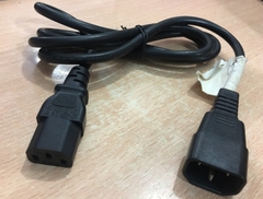 Dây Nguồn 39M5375 CHING CHENG EL-701 to EL705 AC Power Cord IEC60320 IEC C13 to IEC C14 10A 250V 3x1.0mm 17AWG For Server IBM HP DELL LENOVO UPS và PDU Length 1.5M