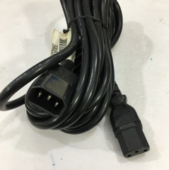 Dây Nguồn Máy Chủ LONGWELL LS-60 LS-14 AC Power Cord C13 to C14 10A 250V 3x1.0mm² 18AWG For UPS PDU APC ARES Eaton Emerson Và Server Rack Length 4.2M