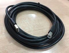 Cáp UC-PRG015-02A kết nối màn hình tích hợp PLC Delta HMI TP70P series TP04P series với Computer USB 2.0 Type A Male to Type B Male 28AWG Black Cable dài 5M