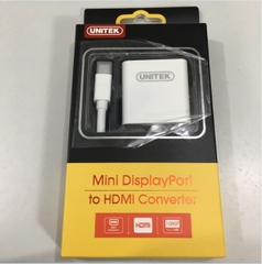 Cáp Chuyển Đổi Tín Hiệu Mini Displayport to HDMI Chính Hãng Unitek Y-6325WH