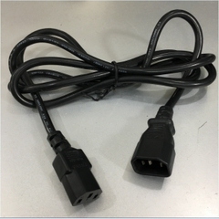 Dây Nguồn Máy Chủ Computer Server Cable Power Cord IEC C13 to C14 PHINO PHS-301 CL-104 10A 250V 18AWG 3x1.0mm² For Rack Mount PDU UPS Length 1.8M