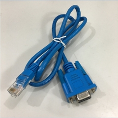 Cáp Điều Khiển Zyxel UGS20 Console RJ45 Male to DB9 Female Blue Length 90Cm