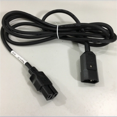 Dây Nguồn IEC 60320 C14 to C15 CISCO 37-1157-01 10A 250V 18AWG 3x1.0mm Black Power Cord Length 1.5M