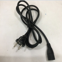 Dây Nguồn HONGLIN HL-014S HL-026S Chuẩn 2 Chân Đầu Tròn AC Power Cord Schuko CEE7 Euro Plug to C13 10A 250V 3x0.75mm Length 1.8M