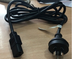 Dây Nguồn 3 Chân Dẹt Tam Giác Có Tiếp Địa Ching Cheng EL-206 EL-701 Australia & China AC Power Cord AS3112 IEC C13 10A 250V 3X1.0mm Length 1.8M
