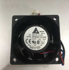 Quạt Làm Mát Máy Chủ Delta Electronics PFB0612UHE Server DC 12V 1.68A 60x60x38mm 3Pin Connector