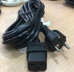 Dây Nguồn Server Volex M2511 VSC19 HG HP295477-001 Power Cord CEE 7/7 SCHUKO IEC60320 IEC C19 2 Prong 16A/250V 3X1.5mm Length 3.6M