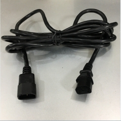 Dây Nguồn Máy Chủ Computer Server Cable Power Cord IEC C13 to C14 WELL SHIN WS-002 WS-003 10A 250V 18AWG 3x1.0mm² For Rack Mount PDU UPS Length 3M