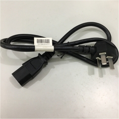 Dây Nguồn 3 Chân Dẹt Tam Giác Có Tiếp Địa Chính Hãng PD-012-2 PD-032-1 AC Power Cord Australia & China GB2099 IEC C13 10A 250V 3x1.0mm² length 1M