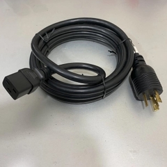 Dây Nguồn Cisco CAB-C19-CBN 10ft Dài 3M Power Cord NEMA L6-20P to C19 20A 250V 12AWG 3x3.31mm² Cable OD 11mm