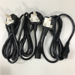 Dây Nguồn VOLEX MS 589 V1625 UK Chuẩn 3 Chấu Có Cầu Chì AC Power Cord BS1363 to C13 10A 250V 3X1.0mm² For Thiết Bị Y Tế Thiết Bị Mạng Cisco Và Máy Chủ Black Length 1.8M