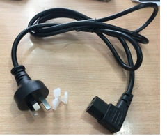 Dây Nguồn 3 Chân Dẹt Tam Giác Có Tiếp Địa Volex VLX AU10S3 V1625A Australia & China AC Power Cord AS3112 IEC C13 Type 90 Degree 10A 250V 3x1.0mm Length 1.8M