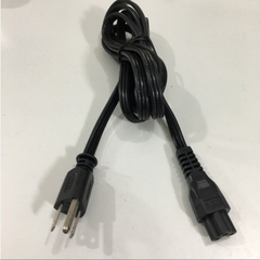 Dây Nguồn VOLEX MP204 VAC5S Chuẩn 2 Chân Dẹt Và 1 Tròn NEMA 5-15P to C5 AC Power Cord 2.5A 125V 3x0.75mm Cable FLAT Length 1.8M