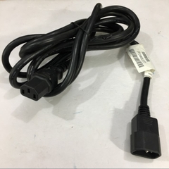 Dây Nguồn Máy Chủ LONGWELL LS-60 LS-14 AC Power Cord C13 to C14 10A 250V 3x0.824mm² 18AWG For UPS PDU APC ARES Eaton Emerson Và Server Rack Length 2.7M