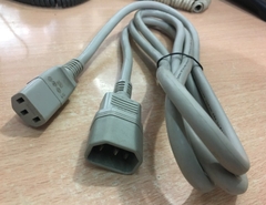 Dây Nguồn HIRAKAWA VM0303 VM0300 Server Rack AC Power Cord IEC60320 IEC C13 to IEC C14 10A 250V 3x1.0mm Grey Length 2M