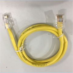 Dây Nhẩy Cat5e RJ45 UTP PVC Ethernet Network Patch Straight Through Cable Yellow Length 1M