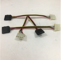 Dây Nguồn 4 Pin LP4 Molex Female to Serial ATA SATA Power Adapter Cable Length 19Cm