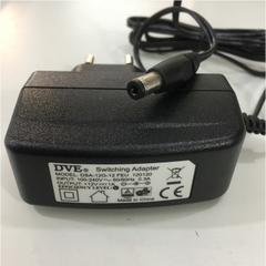Adapter Original 12V 1A DVE DSA-12G-12 Connector Size 5.5mm x 2.1mm
