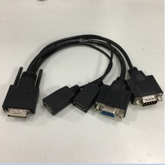 Cáp Chuyển Đổi AMP 36 Pin to Serial USB VGA Length 30CM