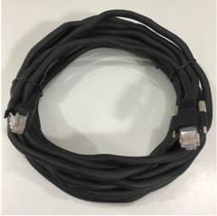 Dây Nhẩy Cat6 Ethernet Cable Robust Bending For GEV Camera with Screw Ears Two Side Locking 5 meters