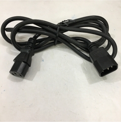 Dây Nguồn WELL SHIN WS-002 WS-003 AC Power Cord IEC60320 IEC C13 to IEC C14 10A 250V 3x0.75mm² For Computer Desktop Network Switch Router length 1.8M