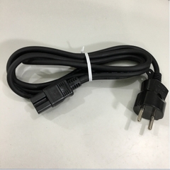 Dây Nguồn CISCO 37-1157-01 IEC 60320 C15 Euro Power Cord 2 Prong 10A 250V 18AWG 3x1.0mm Black Power Cord Length 2.4M