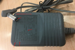 Adapter 6V 500mA Original Panasonic PQLV19CE DC + ---C--- Connector Size 5.5mm x 2.1mm For Điện Thoại Bàn Mẹ Con Kéo Dài Panasonic KC-TCD220
